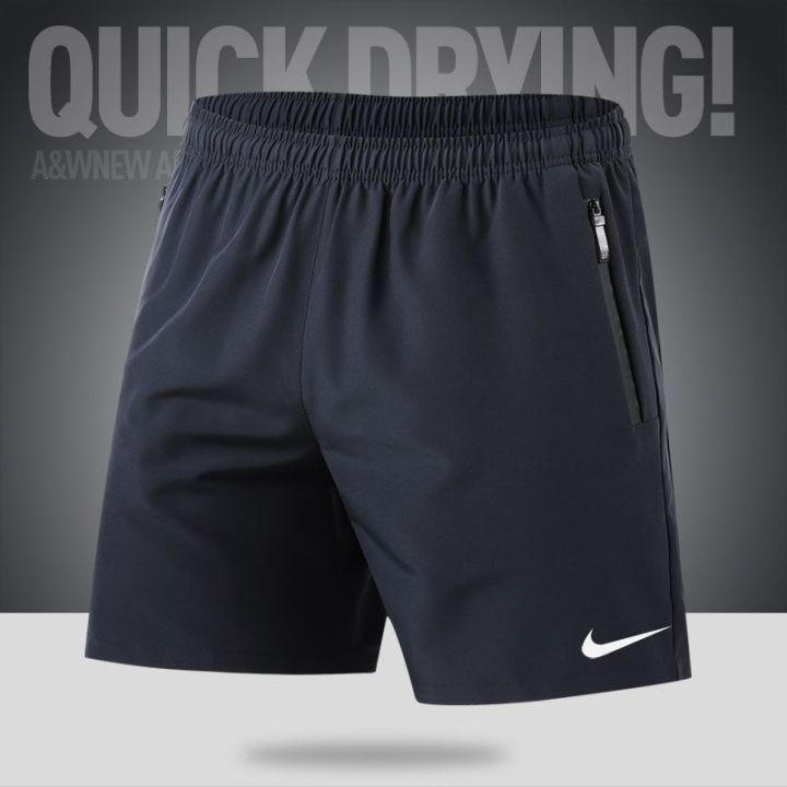 claribelzi-กางเกงขาสั้น-mens-quick-drying-sports-with-zipper-pockets-m-6xl-for-40-110kg