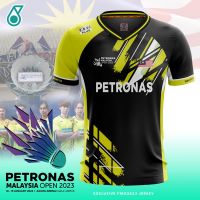 Petronas Malaysia open 2023 Badminton Jersey Custom Name Malaysia Jersey Yonex 2023 Victor Petronas Jersey Printing All England Special Edition Jersey 2023 Plus Size