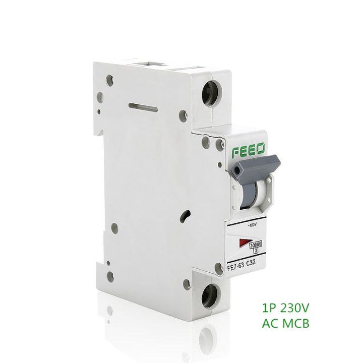 Mcb Miniature Circuit Breaker C ประเภท Ac 230V 1P 6a 10a 16a 20a 25a 32a 40a 50a พร้อมใบรับรอง Ce