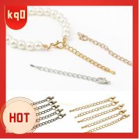 KQ0 40pcs/lot น้ำหนักเบา โซ่ต่อหาง สากลสากลสากล การขยายออกไป ตัวเชื่อมต่อเครื่องประดับ ของใหม่ 7สี ตะขอก้ามปู กำไลข้อมือสร้อยข้อมือ