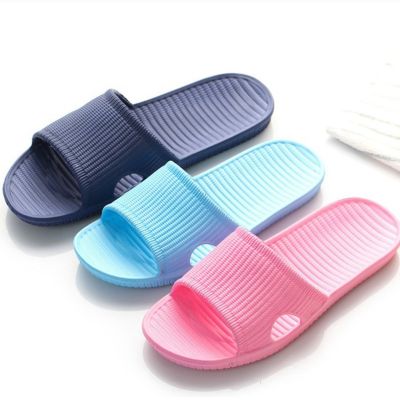 ✌卍 Couple Indoor Home Hotel Sandals Slippers Women Summer Non-slip Bathroom Home Slippers Men Simple Comfortable Solid Shoes EVA