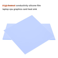 แผ่นซิลิโคนกันความร้อนขนาด100X100มม.,แผ่นรองความร้อนสำหรับคอมพิวเตอร์ซีพียูชิปกราฟิกฮีตซิงก์