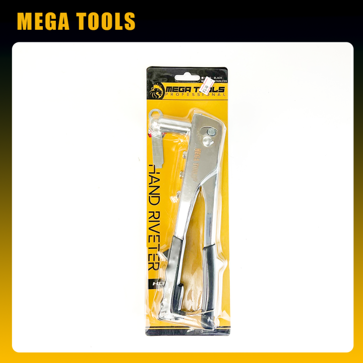 Mega Tools Heavy Duty Hand Riveter For Sheet Metal, Leather, Fabric, or