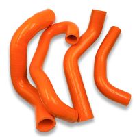 Silicone Radiator Coolant Hose Kit For KTM 1050 1090 1190 1290 ADVENTURE 4 Piece 8 Stainless steel clamps