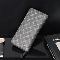 New Designer Long Men Wallet and Clutch Purse for Man Bag Luxury Brand Male Wallet Women Zipper Credit Card Holder Phone Bag