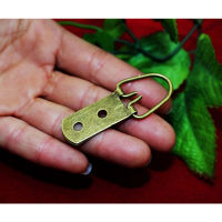 Wholesale Bronze Tone Hanging Picture Oil Painting Mirror Frame 2 Holes Hooks Hangers With Screws,53*15mm,200Pcs