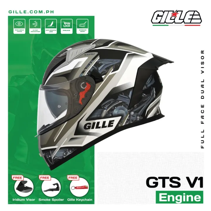 hair dye Gille 135 GTS Series V1 Engine Full Face Motorcycle Helmet