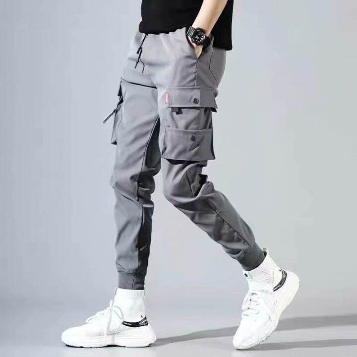 codtheresa-finger-korean-mens-pants-casual-pants-trend-capris-overalls-autumn-baggy-pants-loose-work-pants-versatile-mens-pants-harem-pants-joggers-sweatpants