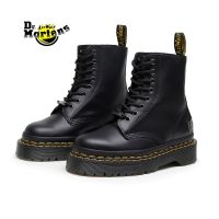 Doc Dr. Martens 1460รองเท้าบู๊ทมาร์ตินร์เทนรองเท้าบูทย้อนยุคแนวแฟชั่นมาร์ตินสีดำแบบลำลองสำหรับธุรกิจ