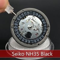 【YF】 Genuine Seiko NH35 Watch Movement Black Datewheel Automatic Mechanical Clock Watchmakers Replace Accessories Japan Made