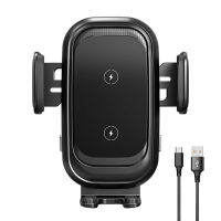 Wireless Car Charger - Dual Coils แท่นชาร์จโทรศัพท์อย่างรวดเร็วสำหรับอุปกรณ์เสริมในรถยนต์