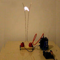 Arc Jacob Ladder การทดลองแรงดันสูง DIY ชุดทดลอง Tesla Coil การทดลองทางกายภาพ Geek ของเล่น ZVS 24V แหล่งจ่ายไฟ