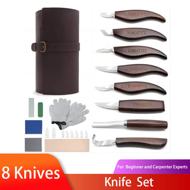 Wood Carving Tools Set Knife Kit with Carving Detail Knife Whittling