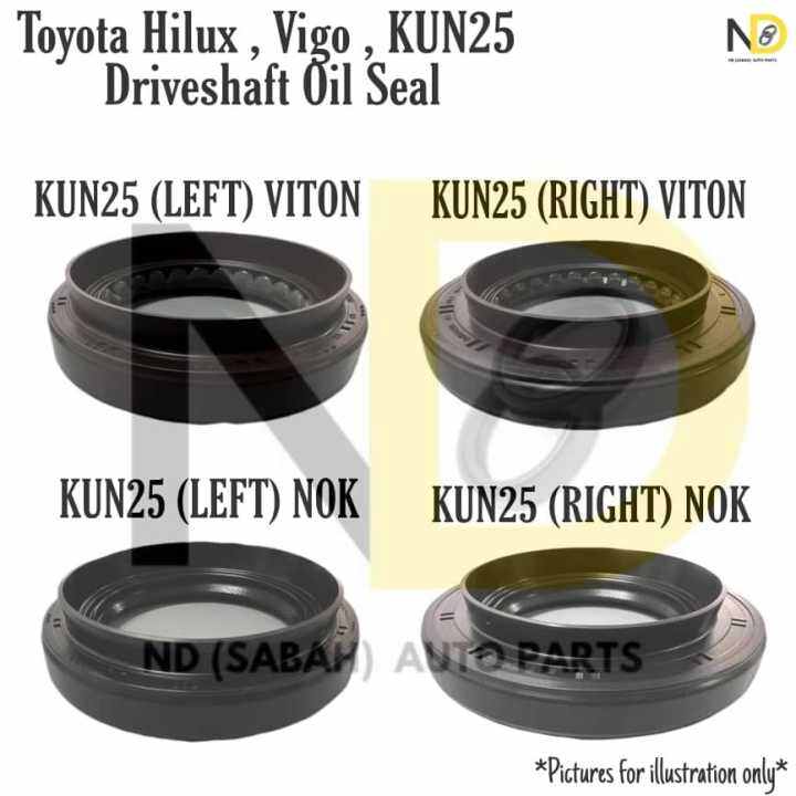 TOYOTA HILUX VIGO KUN25 DRIVESHAFT OIL SEAL NOK / VITON 90311T0035