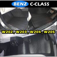 พร้อมส่ง พรมรถยนต์ BENZ C-CLASS W202  , W203 , W 204 , W 205 พรมกระดุมเม็ดเล็กpvc เข้ารูป ตรงรุ่นรถ