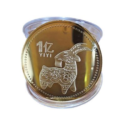 12 Zodiac Commemorative Medal Coins Iron Plated Gold Plated Silver Plated Zodiac Coins 100 Million Animal Collection Craft Gift