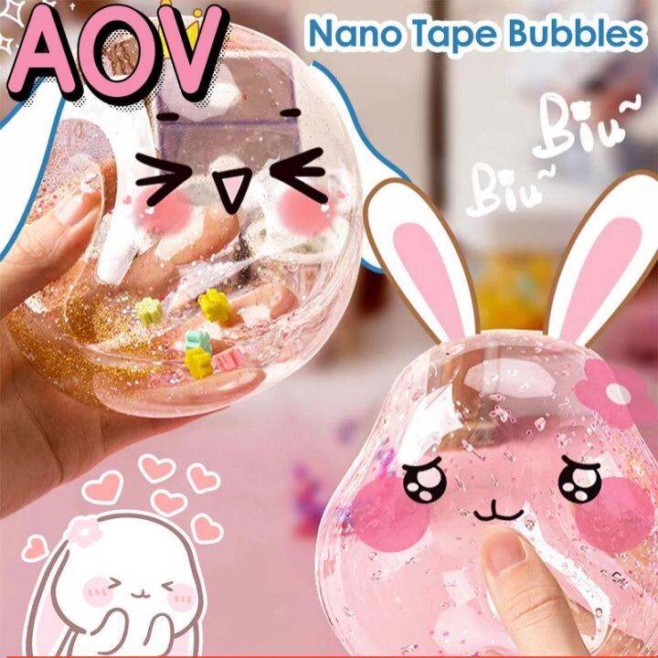 AOV Bubble Balloon Toy for Adults Adhesive Strip Bubble Kit Bubble