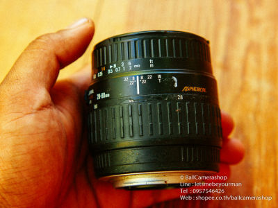 (For Sony DSLR ทุกรุ่น) ขายเลนส์มาโคร มือหมุน งบประหยัด Sigma 28-80mm F3.5-5.6 Macro Serial 3519835