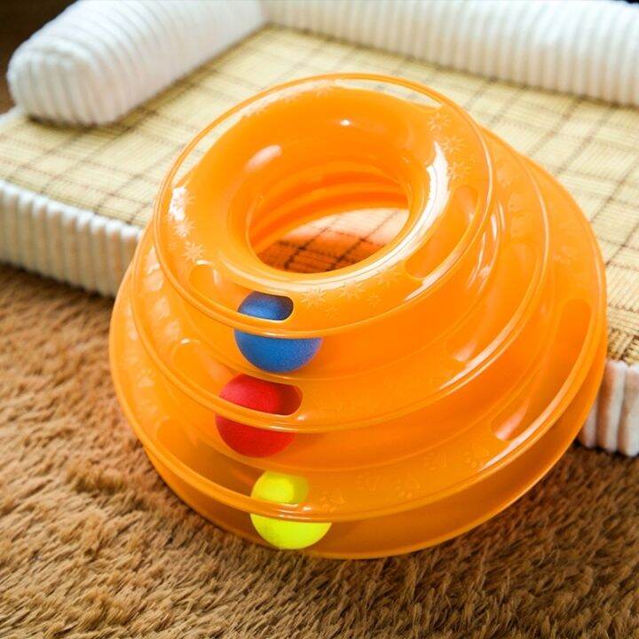 1pcs-funny-intelligence-triple-play-disc-pet-cat-toy-balls