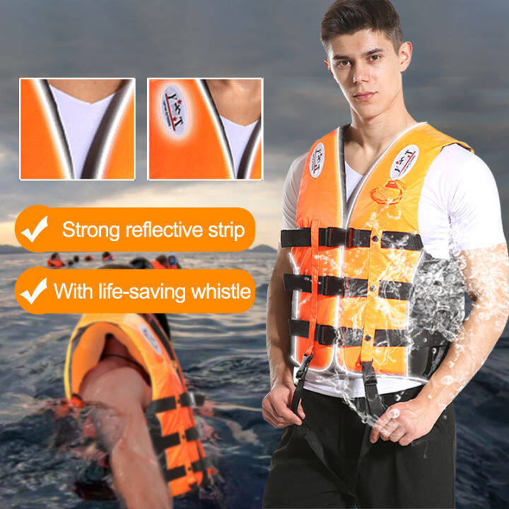 🔥 Lifevest Jacket Reflectorized Lifestyle Vest For Adult Kids Safety ...