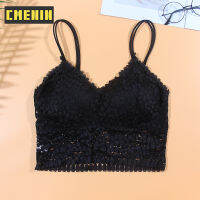 CMENIN ยกทรงชุดชั้นในแฟชั่นสำหรับผู้หญิงยกทรงดันขึ้น Bralette ท่อท็อปส์ลูกไม้สายรัดหน้าอกเลดี้บรา B0149