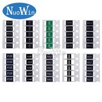 50pcs/Lot Alloy Resistance 2512 1 SMD Resistor Assorted Kit 10valuesX5pcs R001 R002 R005 R008 R010 R015 R020 R025 R050 R100