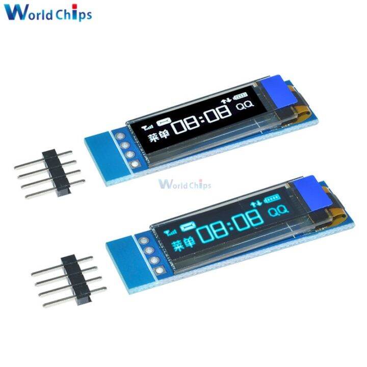 2023-hot-baoqingli0370336-0-91นิ้ว-dc-3-3v-5v-128x32-i2c-iic-สีน้ำเงินจอ-lcd-oled-โมดูลแสดงผล0-91-12832-ssd1306โมดูลไดร์เวอร์หน้าจอ-lcd-สำหรับ-arduino-รูป