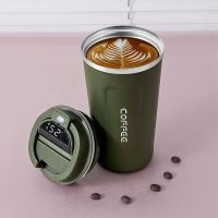 510Ml Smart Bottle for Coffee LED Temperature Display Thermal Mug Insulated Tumbler Coffee Cup