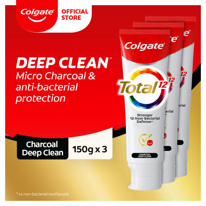 Colgate Total Charcoal Deep Clean MultiBenefit Antibacterial