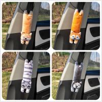 Cute Cartoon Car Seatbelt Cover Seat Belt Harness Cushion Shoulder Strap Protector Pad for Children/ Kids Toy animal Ornaments Seat Covers