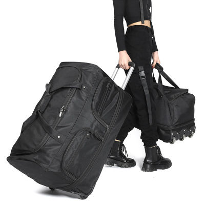 Men Woman Business Trolley Suitcases Wheel Large Capacity Shoulders Travel Bag Student Rolling Luggage Backpack