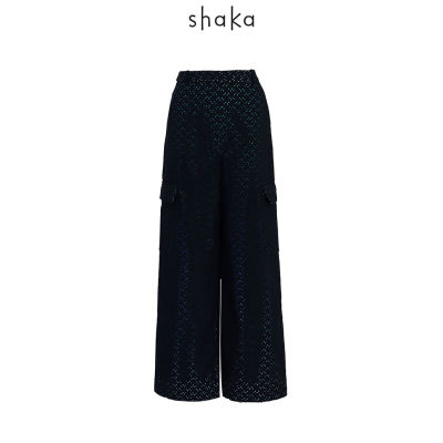 Shaka SS20 Light gradient Pants กางเกงขายาวทรงขากว้าง มีขอบเอว มีกระเป๋าด้านข้างช่วงหัวเข่าทั้ง 2 ด้าน PN-S200511