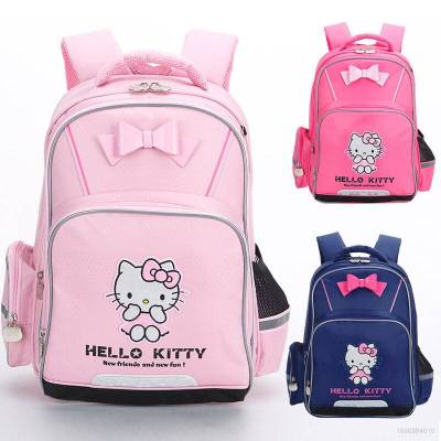 Sanrio HelloKitty Backpack for kids Student Large Capacity Personality Multipurpose Grades 3-6 Bags cartoon bag