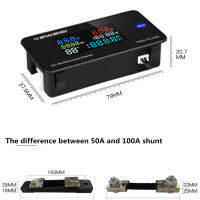 (100 ดีมาก) KWS-DC200ดิจิตอลโวลต์มิเตอร์ DC 0-200โวลต์แรงดันไฟฟ้าเจ็ดฟังก์ชั่นพลังงานพลังงานเมตรจอแสดงผล LED สี Wattmeter 0-1050100A 30 ของ