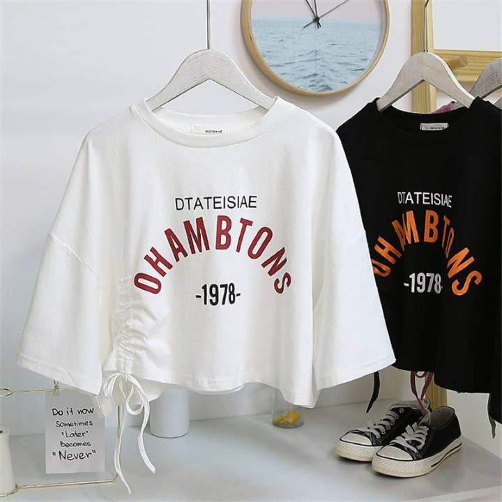 triple-a-2022-new-korean-fashion-style-oversized-crop-top-round-neck-women-short-sleeved-tee-shirt-letter-print-crop-top