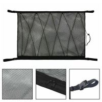 hotx 【cw】 Car SUV Ceiling Storage Net Roof Interior Accessories Mesh Tidying Stowing Breat O8N3