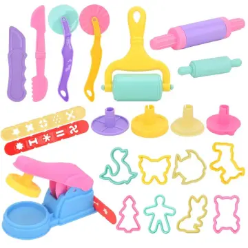 26PCS Playdough Tools and Cutters Set, Plasticine Tools and Cutters for  Toddlers Kids Children, Plastic Play Dough Rollers Cutters Molds Dough  Tools Set