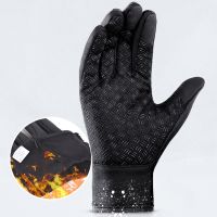 【CW】 1pair Outdoor Gloves Thermal Cycling Skiing Windproof Durable