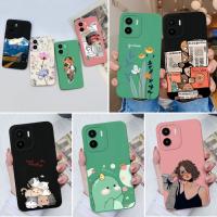 เคสสำหรับ Xiaomi Redmi A1 A2แฟชั่น A2Plus การออกแบบลวดลายซิลิโคนเหลวนุ่มป้องกันการตกโทรศัพท์ป้องกันทุกส่วนของเครื่องด้านหลังเคสสำหรับ Redmi 1 A1 + บวก2 A2 + บวกปลอกกันกระแทก