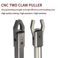 เครื่องดึงอัตโนมัติ LLQ-W16/20/25/32 LLQ-D20/25/32 Feeder CNC two Claws Sqaure Round Bar Puller Clipper Back-Pull Extractor Lathes