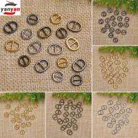 YANYAN 20/40pcs 5mm/6mm ของเล่นยัดไส้ Mini Ultra-small หัวเข็มขัดตุ๊กตา DIY ปุ่มเข็มขัด หัวเข็มขัดไตรไกลด์ อุปกรณ์เสริมกระเป๋าตุ๊กตา