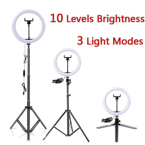 26-cm-led-light-ring-with-tripod-for-mobile-support-studio-clamp-selfie-ring-light-rim-for-photography-ringh-rong-lite-lighting