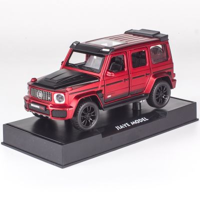 Box] Simulation Babos G700 Mercedes-Benz Off-Road Alloy Car Childrens Sound And Light Warrior Toy Car Model