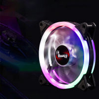 DOLITY LED พัดลมระบายความร้อน RGB 12เซนติเมตร DC 12โวลต์ Brushless คูลเลอร์สำหรับคอมพิวเตอร์กรณีพีซี CPU