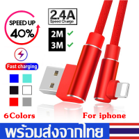 สายชาร์จเร็ว สายชาร์จไอโฟนiPhone Lightning Fast Charging Cableสายชาร์จUSB Lightningสายชาร์จโทรศัพท์มือถือสําหรับiPhoneความยาว2/3เมตรA10