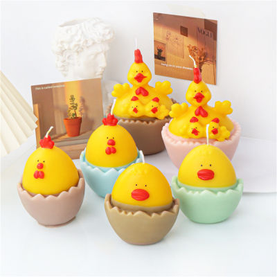 Creative Birthday Gift DIY Handmade Personalization Handmade Tools For Candle Making Perfect For Thanksgiving Day Gifts Adorable Chick And Baby Duck Design