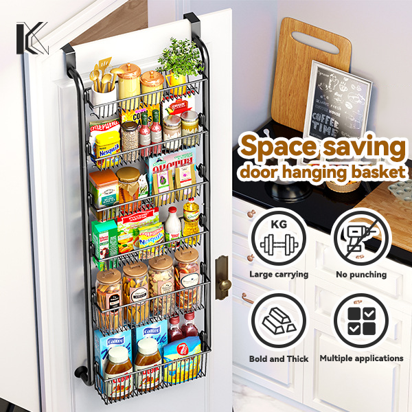 KORMES Door hanging organizer storage 304 Stainless steel rack shelves