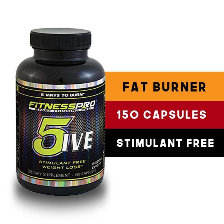 Fitness Pro 5ive Effective NonStimulant Fat Burner 150 Capsules