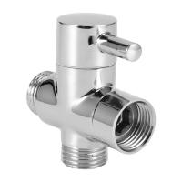 3Way Faucet Diverter Valve ห้องอาบน้ำ ชิ้นส่วนฝักบัวสำหรับหัวฝักบัวแบบใช้มือถือหัวสเปรย์คงที่