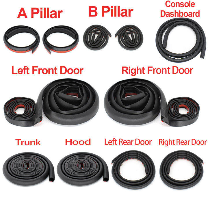 สำหรับเทสลารุ่น3-y-รถแถบซีลประตูชุดกันเสียง-epdm-ยาง-weatherstrip-อัตโนมัติลำต้นฮู้ดแดชบอร์ด-a-b-เสาปิดผนึกชุด